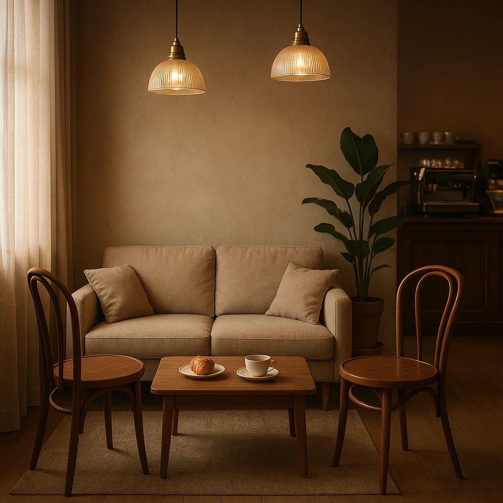 Gemütliche Sitzecke im Coffeehouse