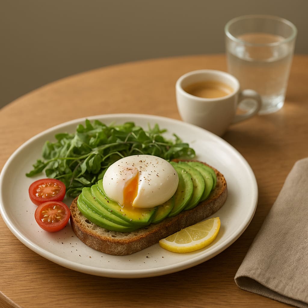 Leichte Frühstücks- und Lunch-Option